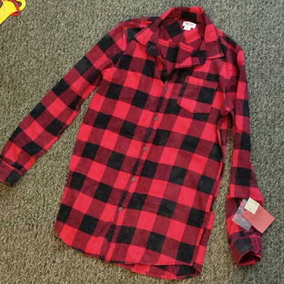 2/$8 • NWT Mossimo Supply Co. Distressed Plaid - Picture 4 of 8