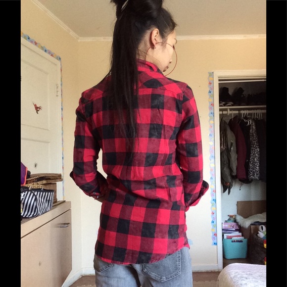 2/$8 • NWT Mossimo Supply Co. Distressed Plaid - Picture 8 of 8