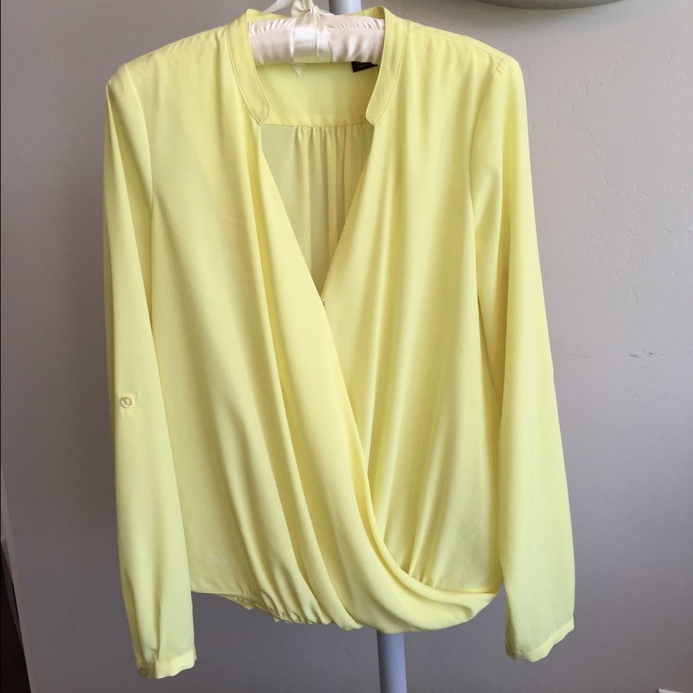 DKNY Jeans Yellow Blouse