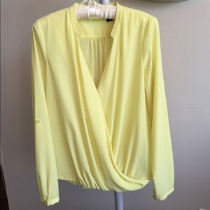 DKNY Jeans Yellow Blouse
