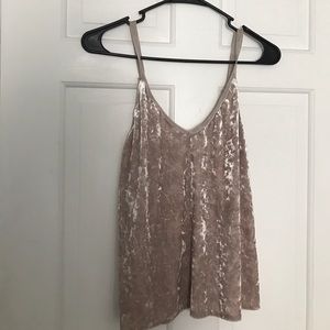 Zara velvet tank top 💕