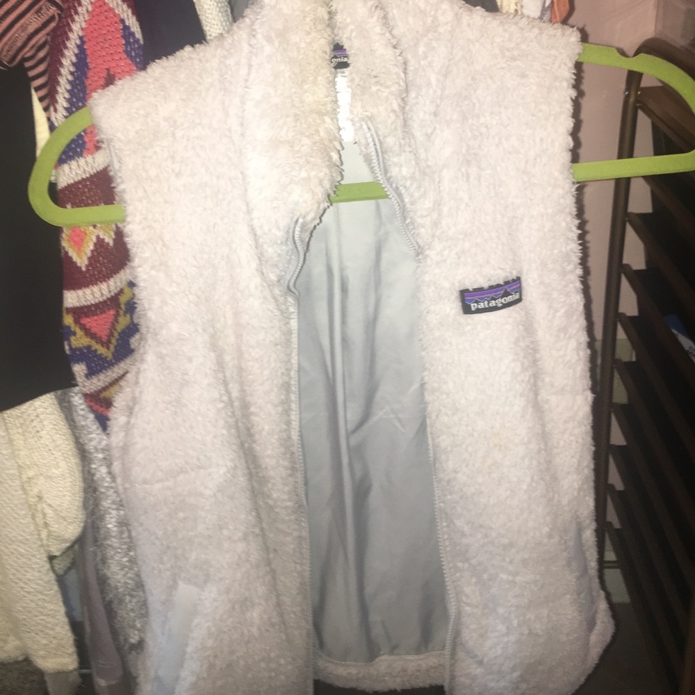 Women's Patagonia vest fluffy