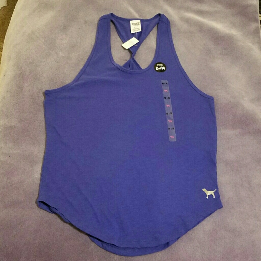 PINK Twist Back Tank