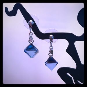 NEW Hypoallergenic Austrian Crystal Cubed Earrings