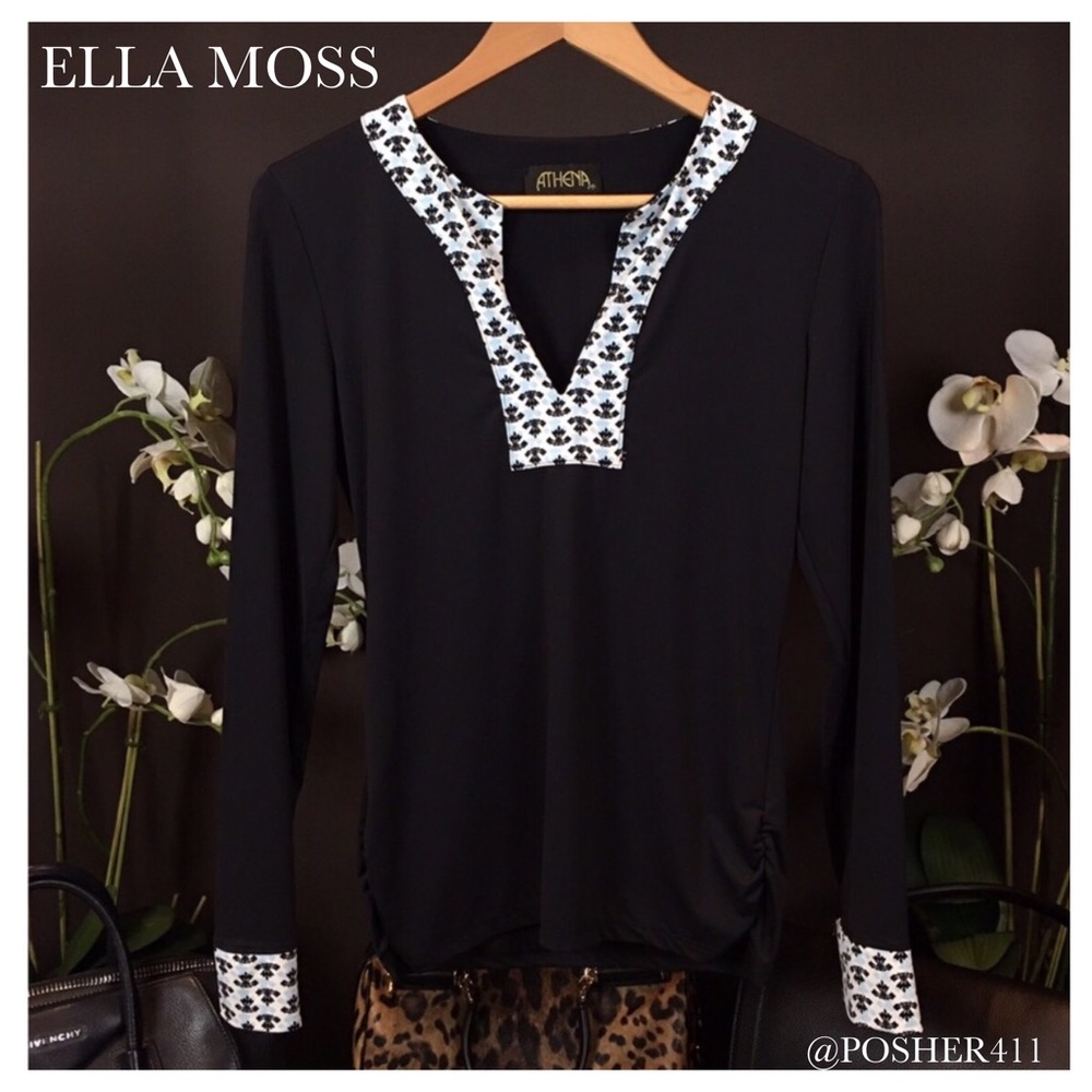 NWOT ELLA MOSS LONG SLEEVE SWIM SHIRT TOP