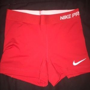 Red nike pros