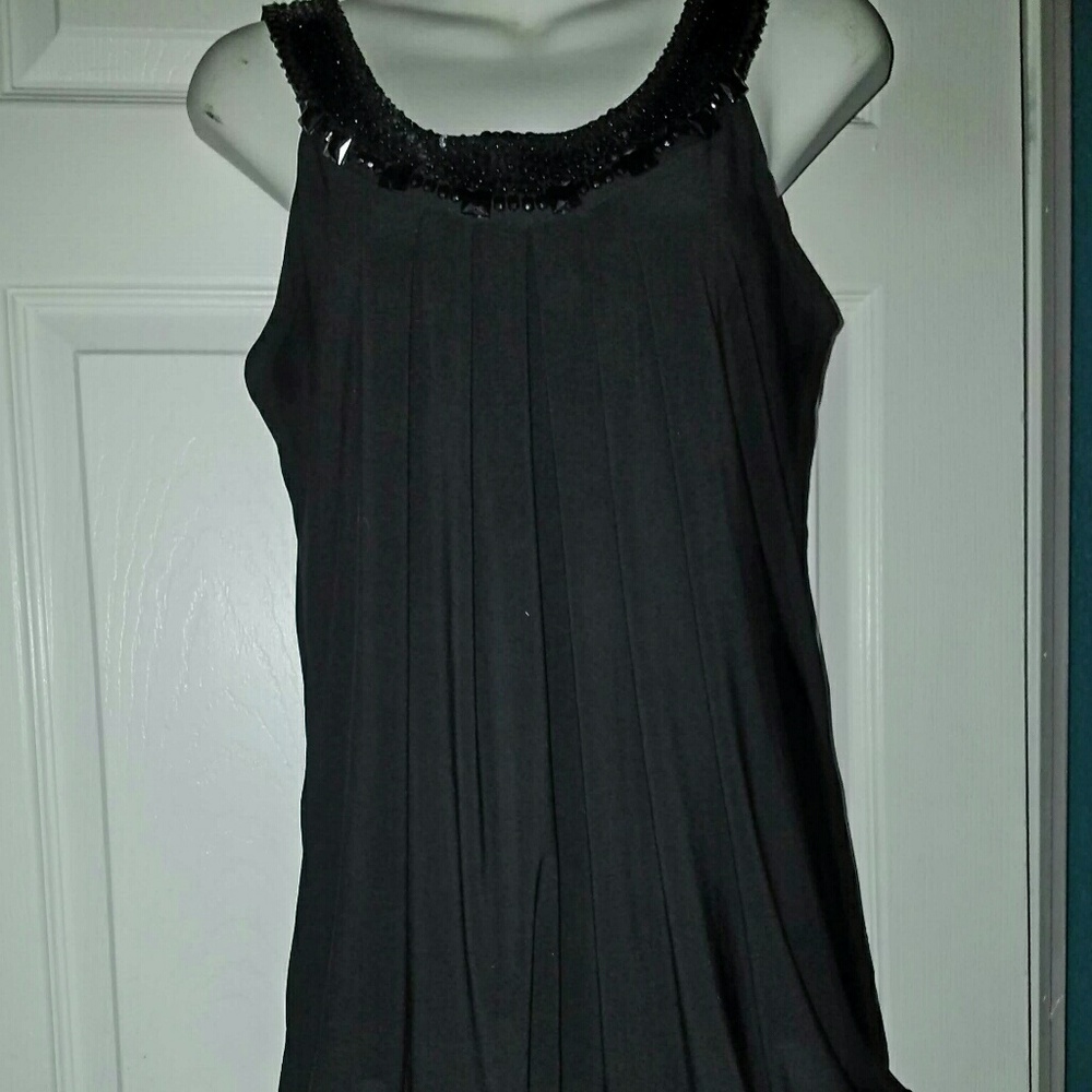 Ladies little BLACK dress sequenced size 6 P