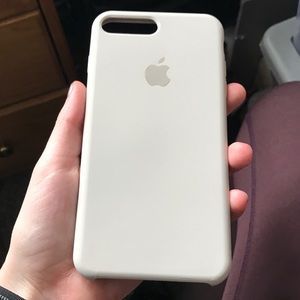 NEW Apple iPhone 7 plus silicon case in Stone