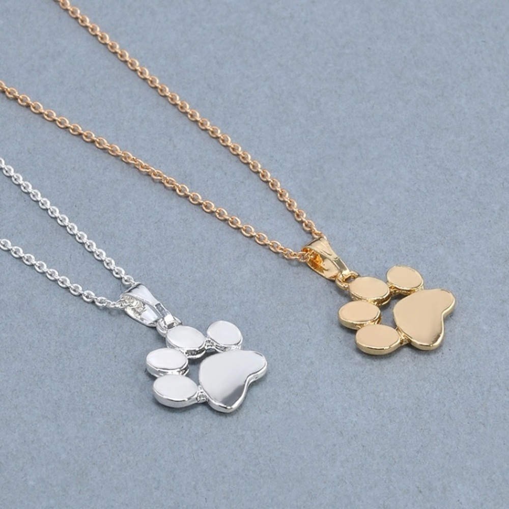 Paw Print Necklace, Perfect for Animal Lovers! - Picture 2 of 3