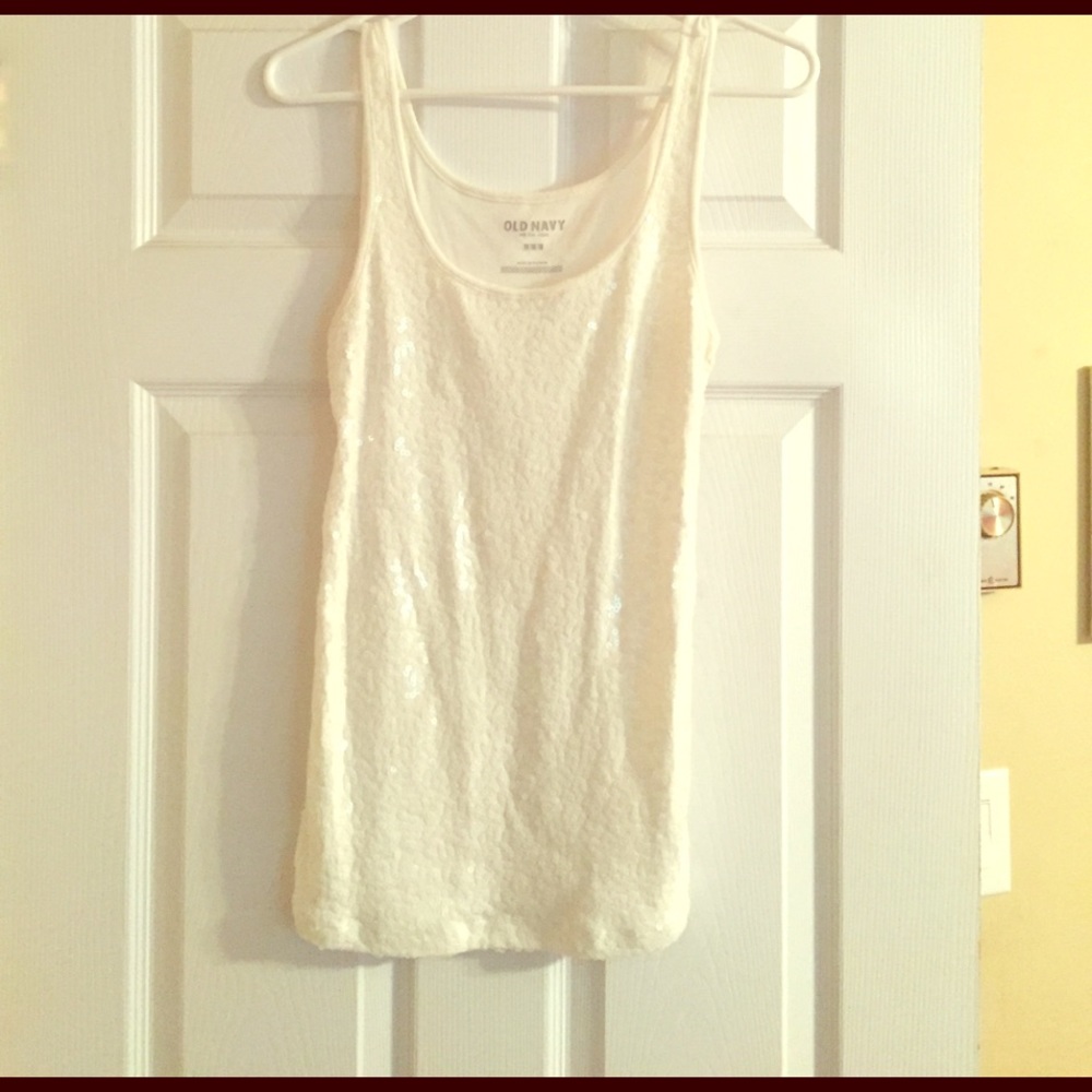 White old navy medium tank top!