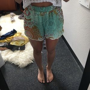 Pattern comfy shorts size small