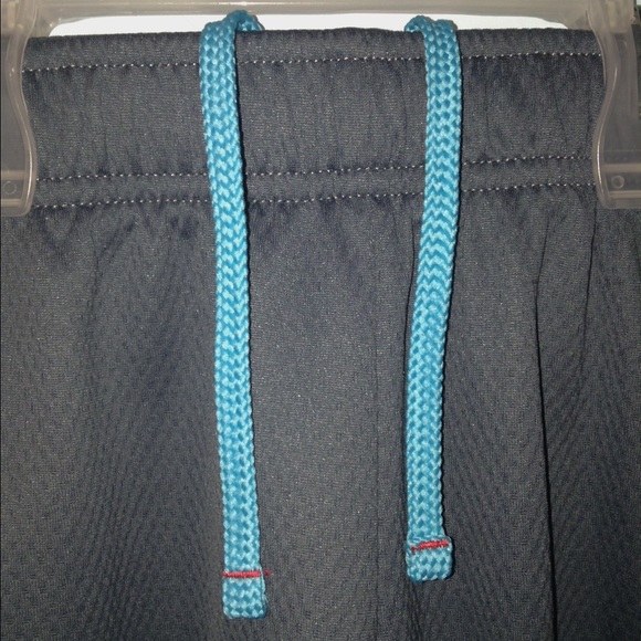 Nike Grey Pink Blue Striped Ball Shorts - Picture 3 of 6