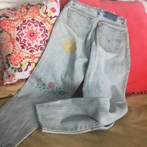 Vintage painted Levi's