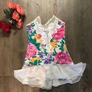 Vintage Victoria's Secret Floral Slip \ Dress