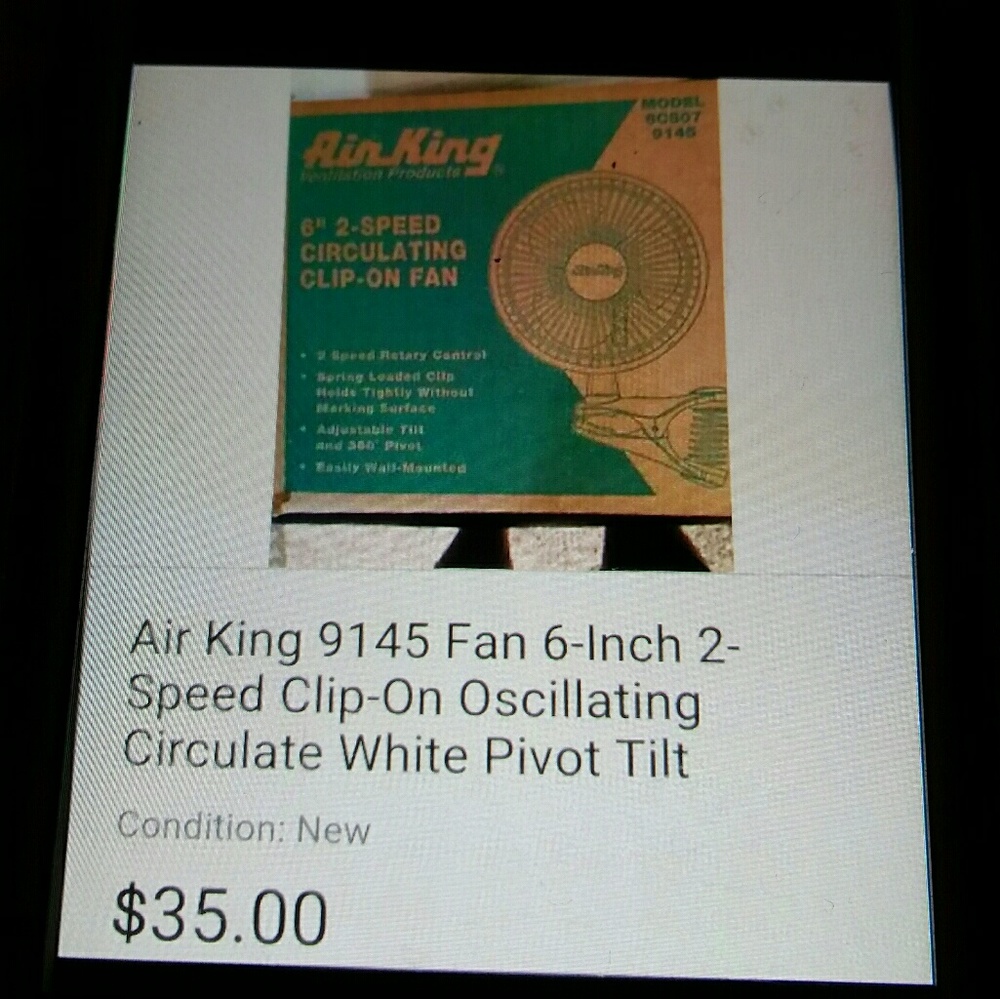 Small fans , i have 2 price list is for one
