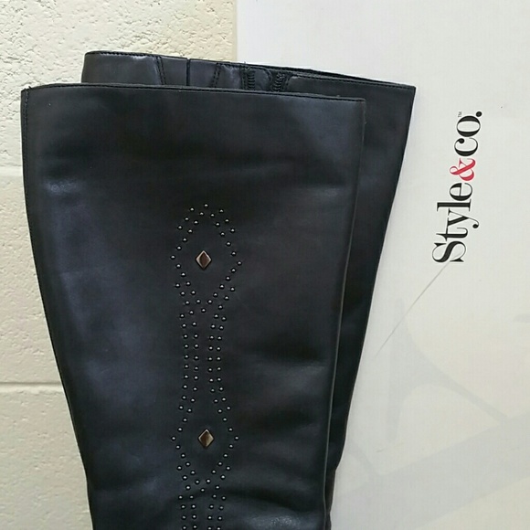 Style & Co. Leather Boots - Picture 2 of 5