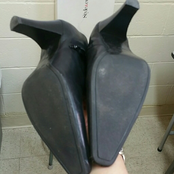 Style & Co. Leather Boots - Picture 5 of 5