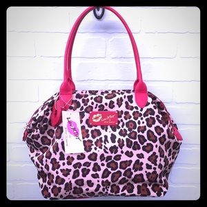 NWT Betsey Johnson Animal Print Tote Purse Bag