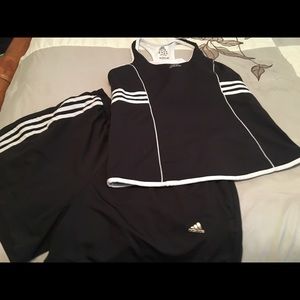 2 Adidas sportswear blk set L