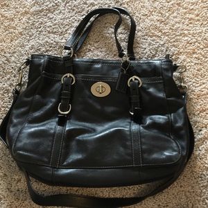 Super soft leather Coach pocketbook