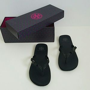 Tory Burch Carey Glitter Flip Flop