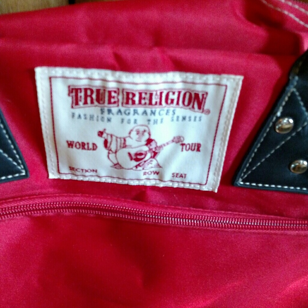 TRUE RELIGION LAPTOP BAG