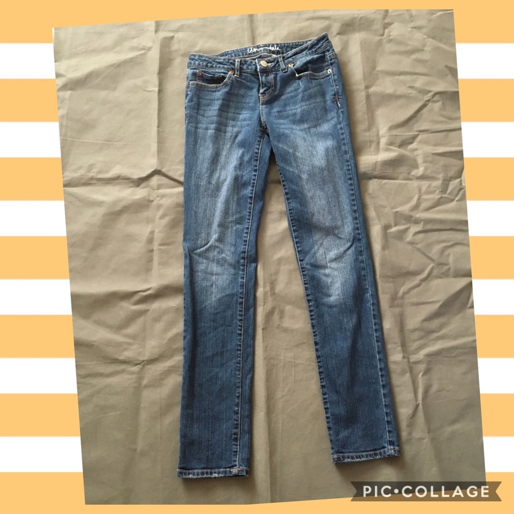 Aeropostale Bayla Skinny Blue Jeans 0 regular