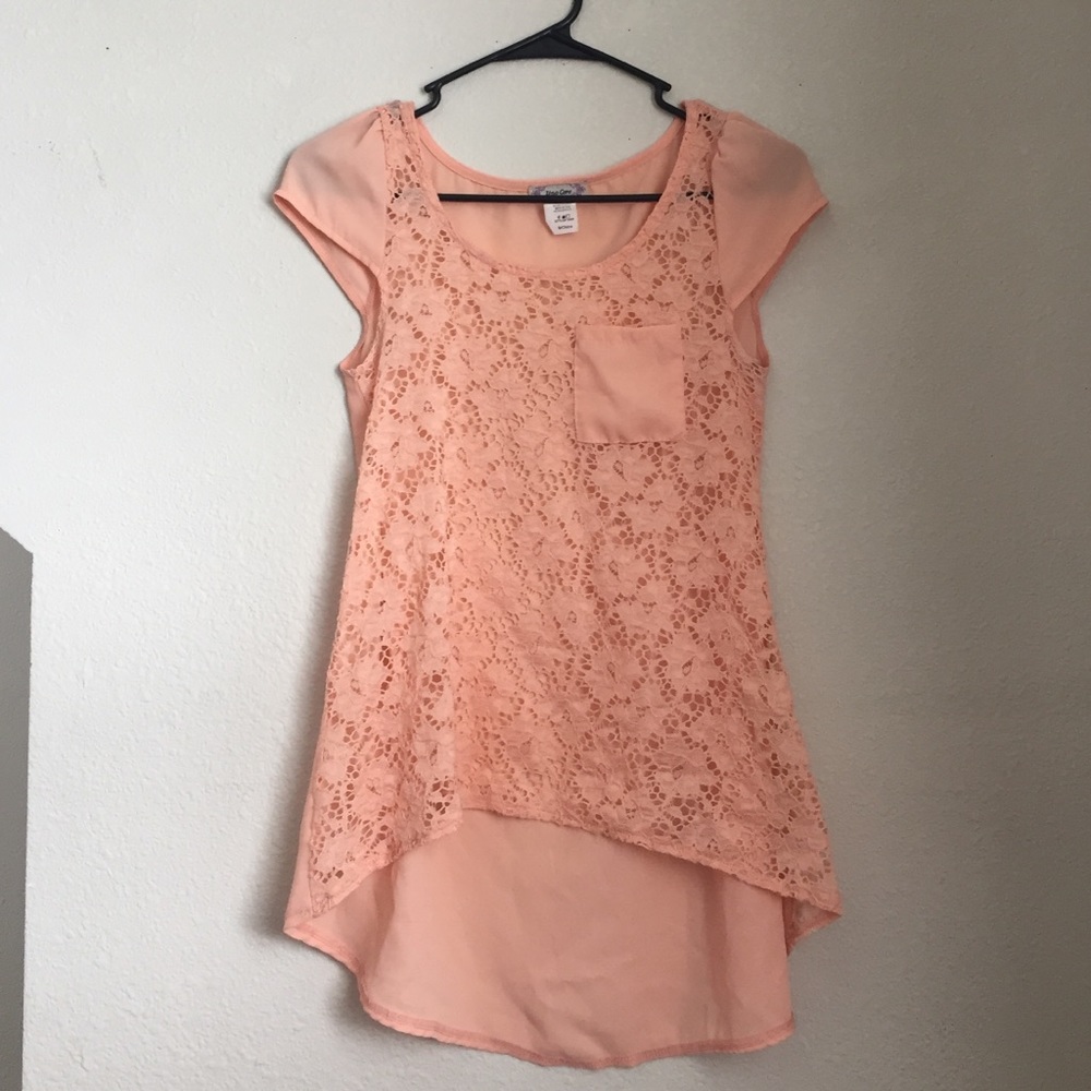 Peach Blouse Size Small