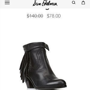 Sam Edelman Leather Booties