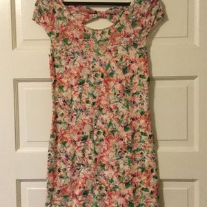 Free People floral bodycon dress. Size S/P