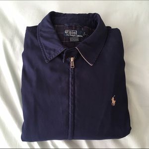 Polo Ralph Lauren Sueded Polyester Windbreaker