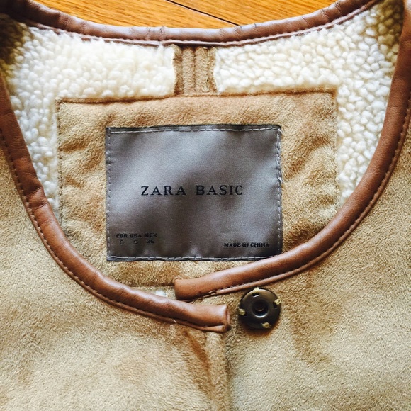 ZARA suede coat jacket - Picture 2 of 3
