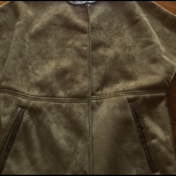 ZARA suede coat jacket - Picture 3 of 3