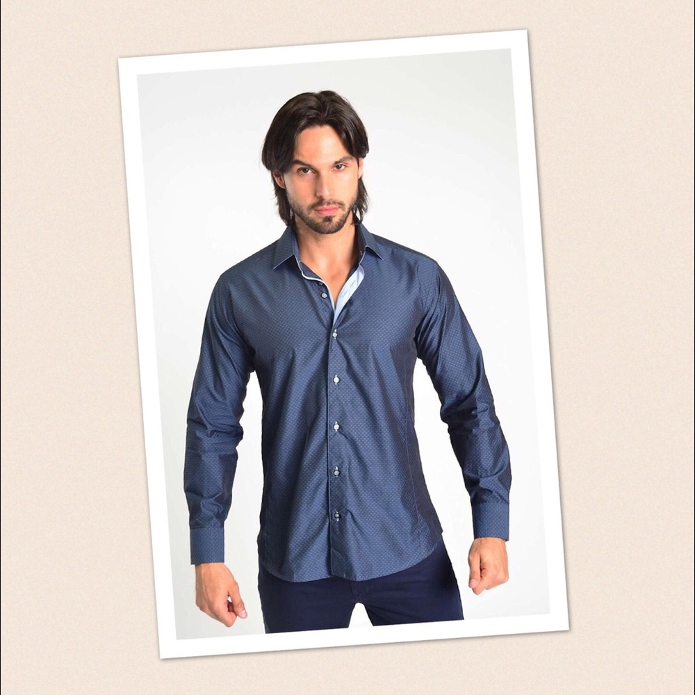 NWT Men's Via Uomo Dress Shirt