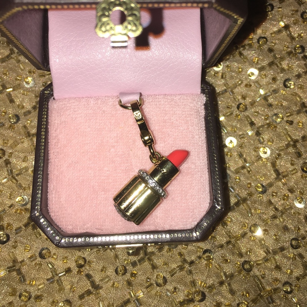 EXTREMELY RARE (RED) Juicy Coral Lipstick Charm