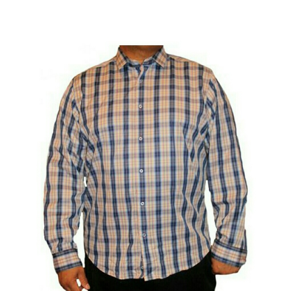 Mizumi Collection Plaid Button Down Shirt