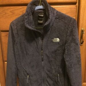 North Face fuzzy jacket