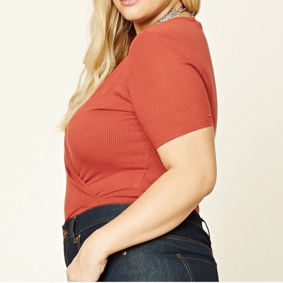 SOLD Forever 21 Sursplice Bodysuit - Picture 2 of 3