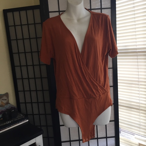 SOLD Forever 21 Sursplice Bodysuit - Picture 3 of 3