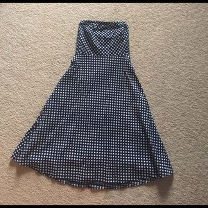 J crew strapless dress.  Size 4