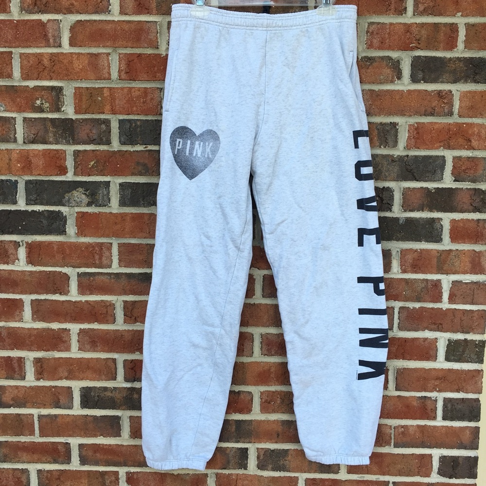 Light gray VS Pink sweatpants