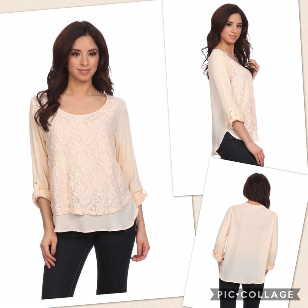 NWT Lace Body Top