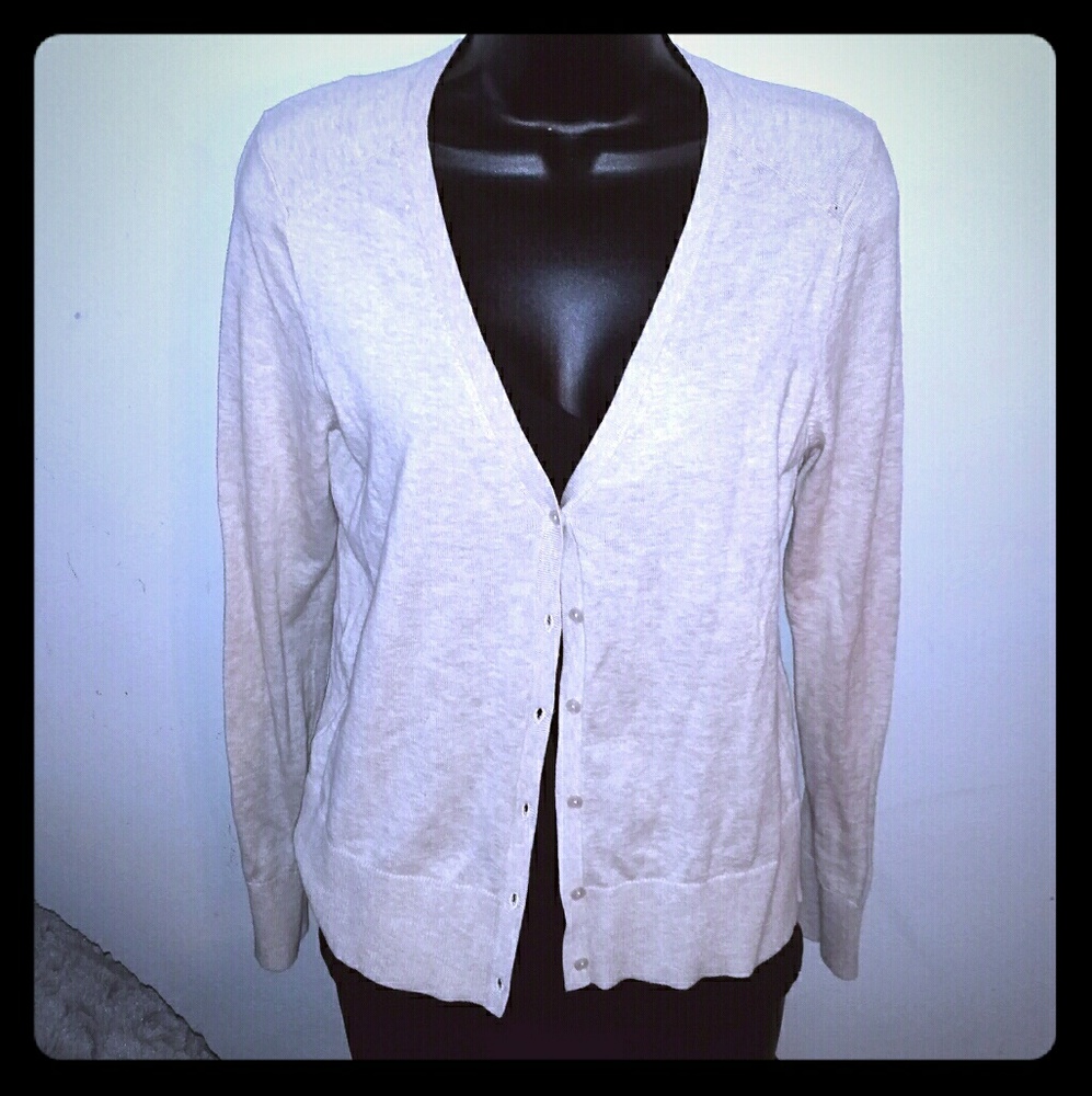 Ann Taylor Loft  Button Down Sweater