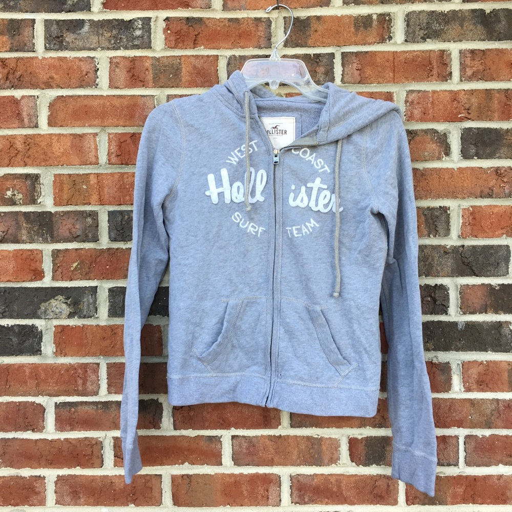 Gray Hollister Jacket