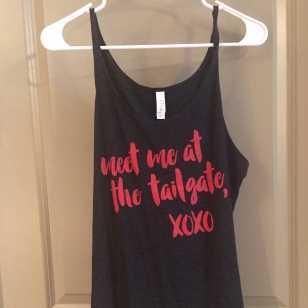 "Meet me at the tailgate" tank