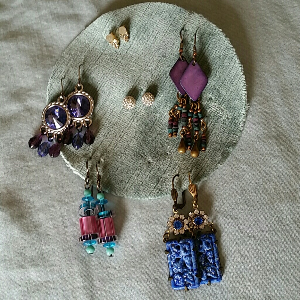 Earring bundle, 6 pairs