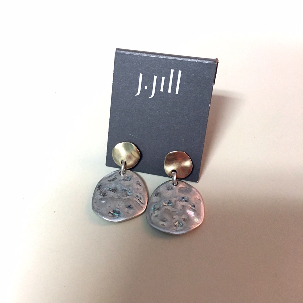 J. Jill Silver and Gold Earrings
