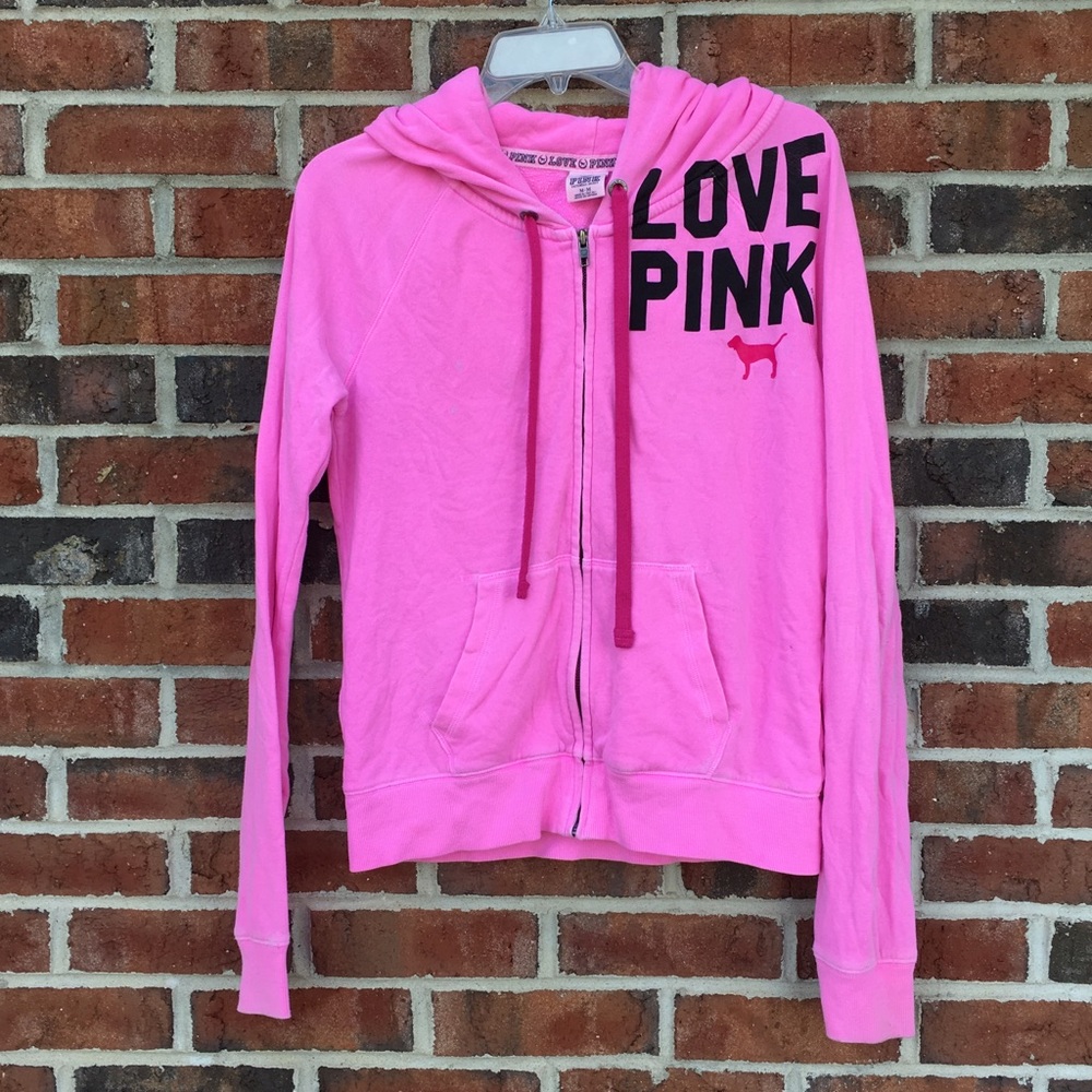 VS pink jacket medium