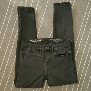 Madewell Skinny Skinny Zipper Ankle Jeans
