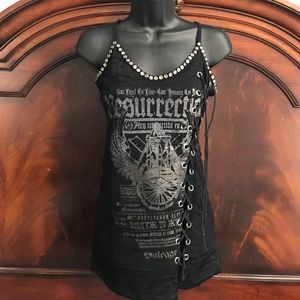 Salvage tunic top